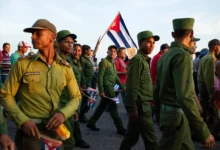 El viernes por la mañana comenzaron las celebraciones del Primero de Mayo en La Habana. Créditos: Lisette Poole para The New York Times